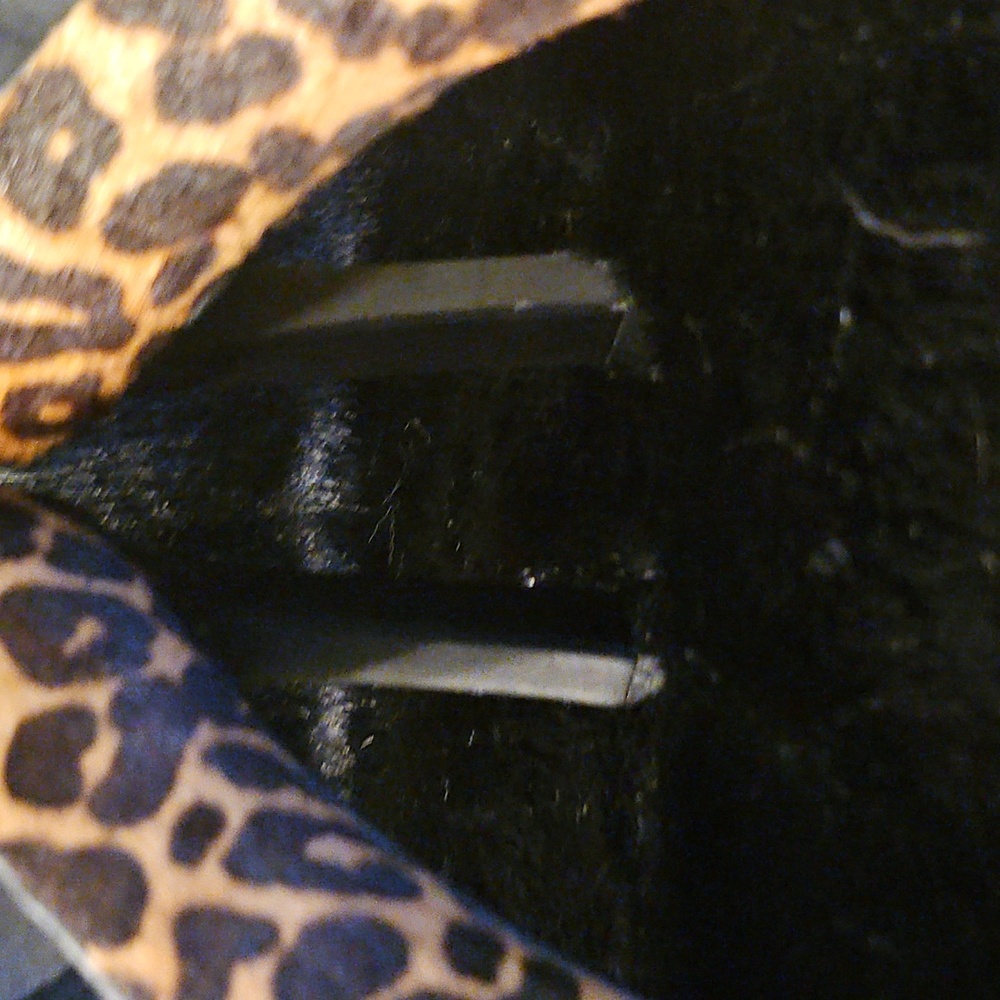 Sarto By Frank Sarto A-Sarah Heel Calf Hair Cheetah Print Womens Size 6 - Picture 5 of 7